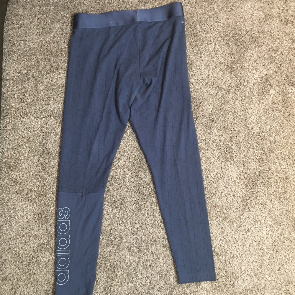 blue adidas tights